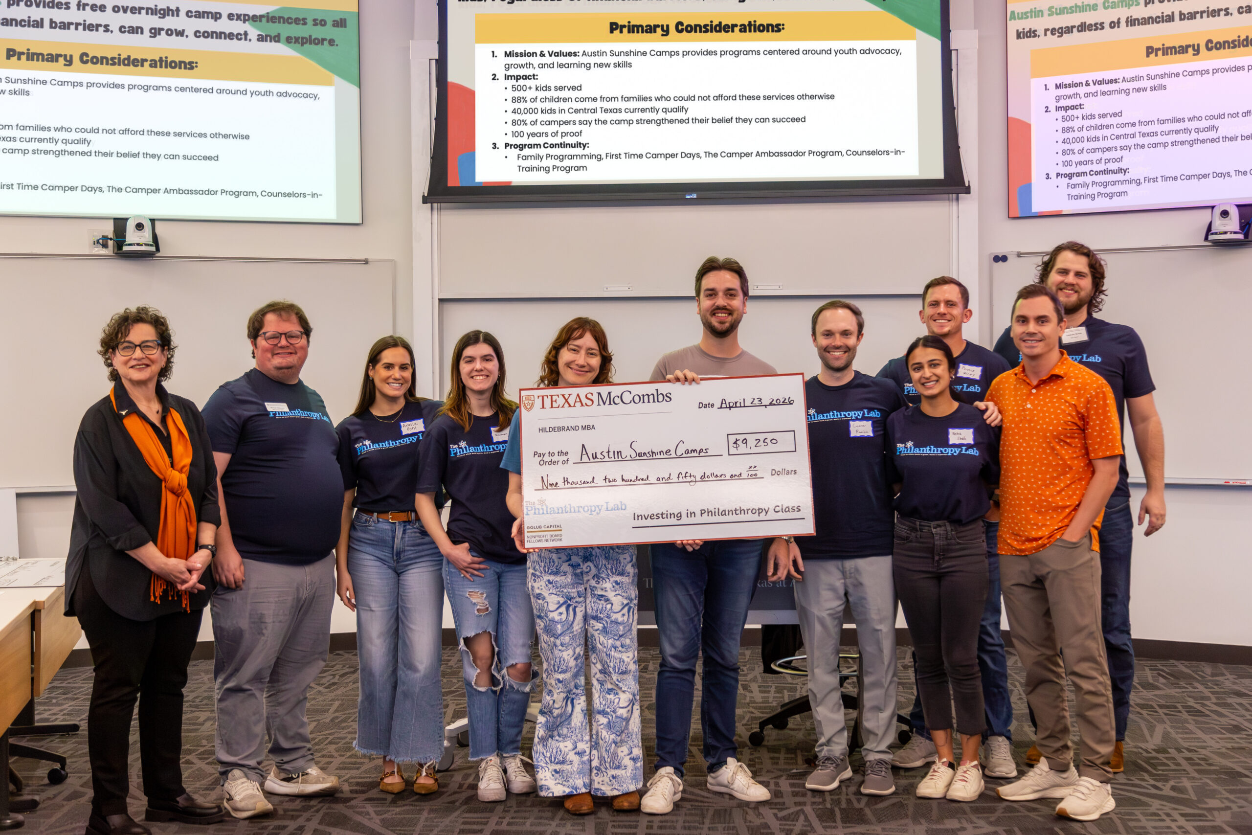 2026 Investing in Philanthropy Class Giving Ceremony