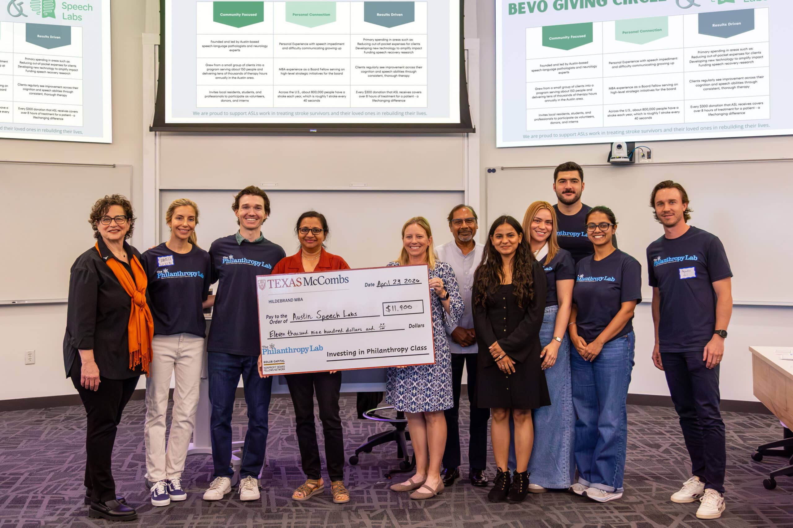 2026 Investing in Philanthropy Class Giving Ceremony