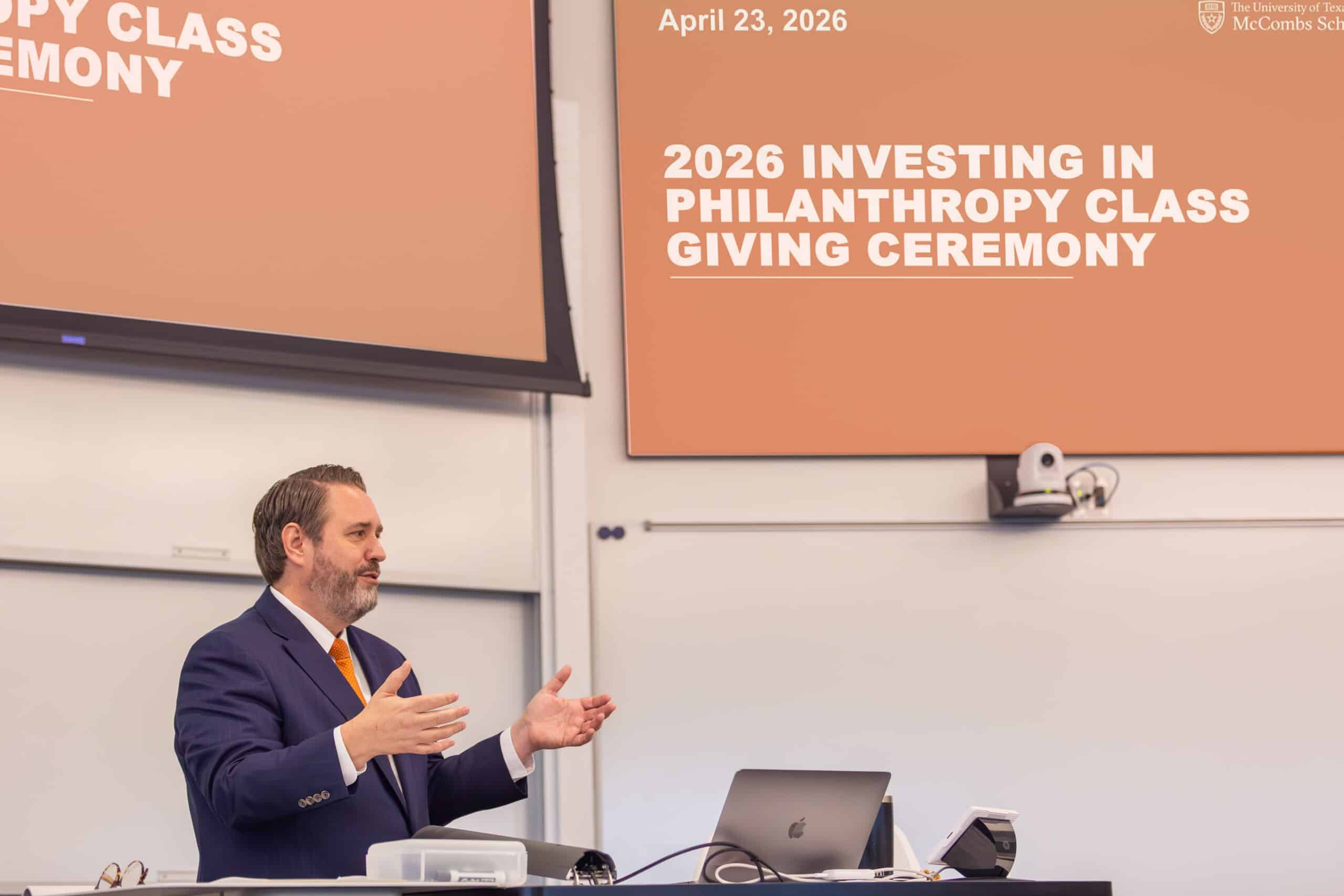 2026 Investing in Philanthropy Class Giving Ceremony